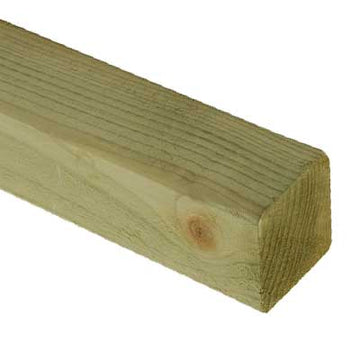 Graded C16/24 Timber - 47mm x 50mm Treated Green