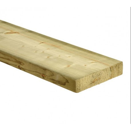 Sawn Treated Timber 225 x 38mm (9 x 1.5") Scaffolding Board