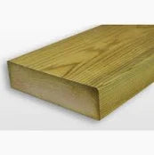 Graded C24 Timber - 47mm x 250mm (10" x 2") Treated Green