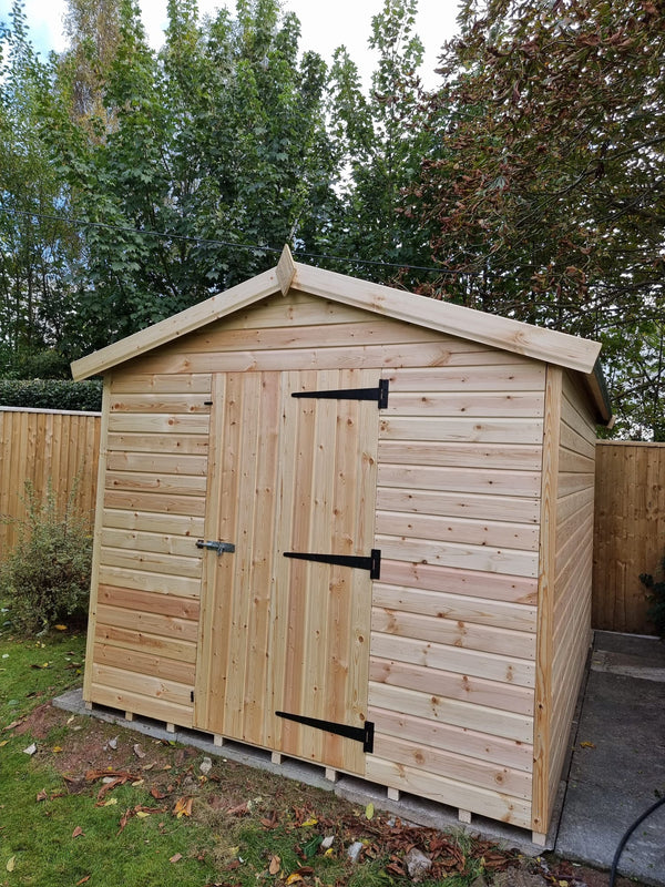 10' x 8' Wooden Shed - 12mm Shiplap - 50mm Frame