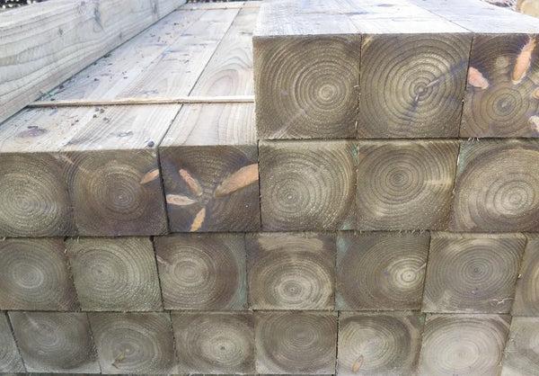 175x175 Sawn Treated Post Flat Top (7"x7")