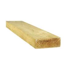 Sawn Treated Timber 88 x 38 mm Motorway Rails (3.5 x 1.5")