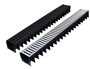 4ALL Plastic Channel Galv & Plastic Grating