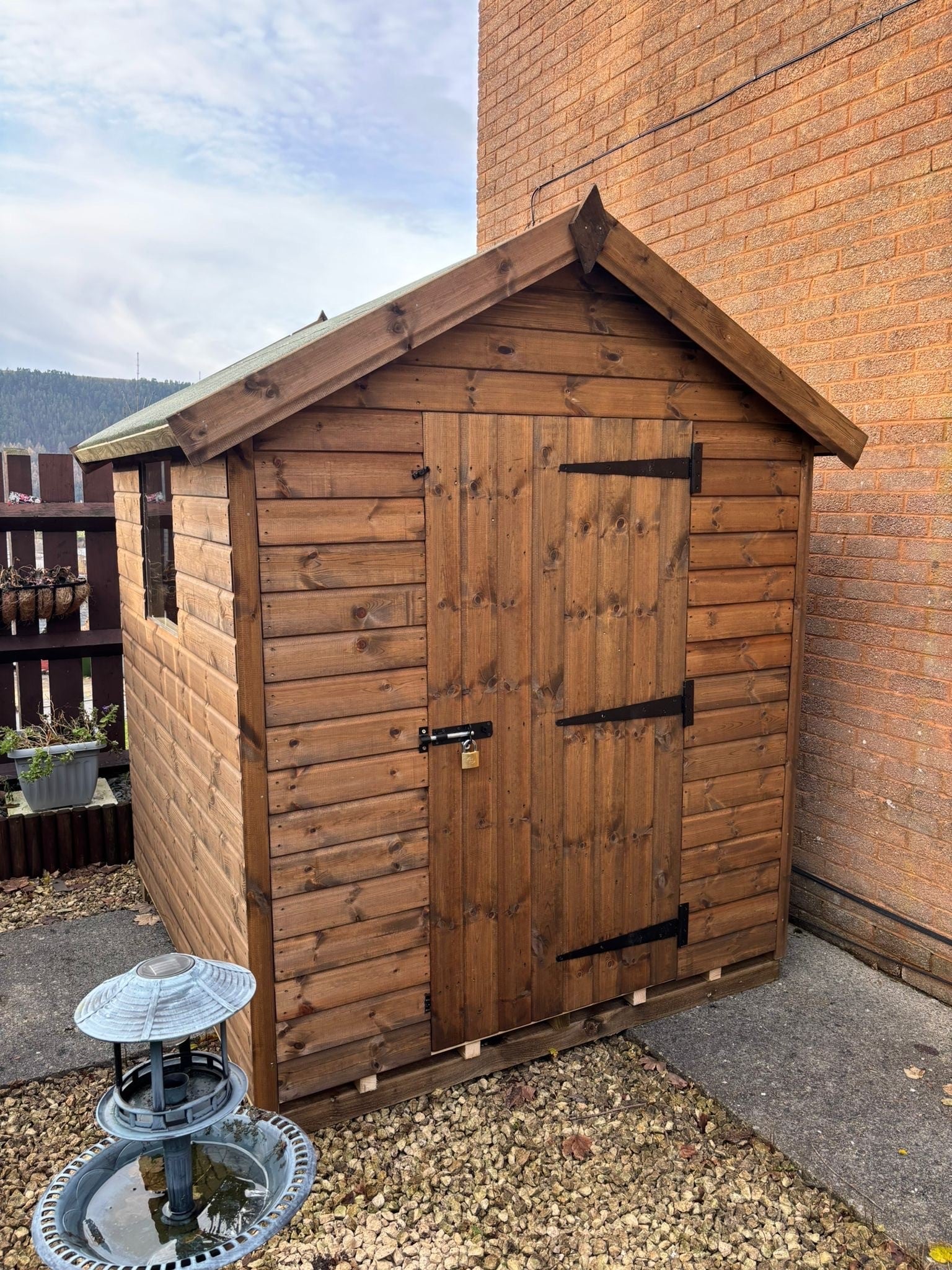 6 x 6 wooden shed 12mm shiplap 50mm frame philip jones timber