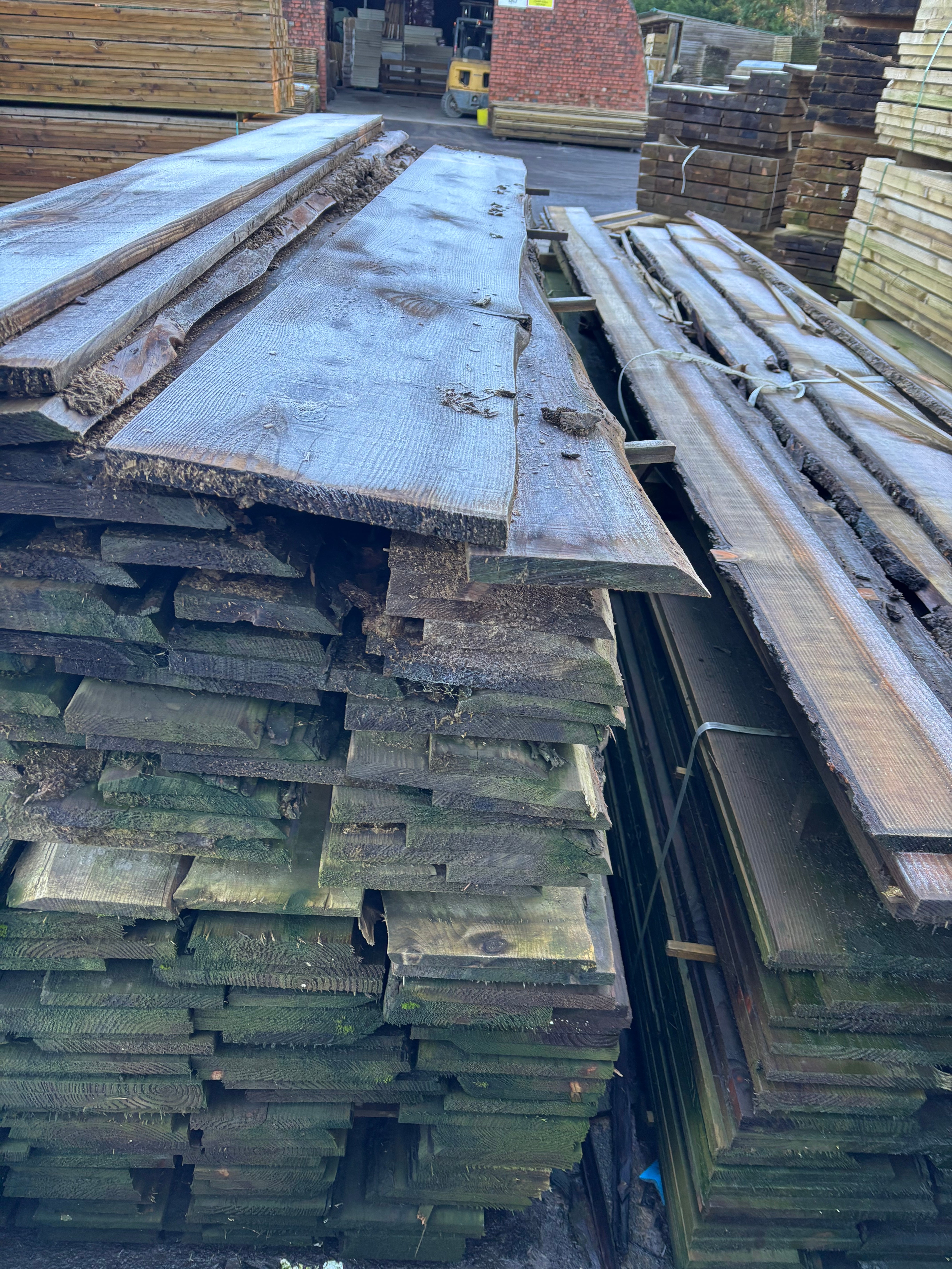 TO CLEAR Sawn Waney Edge Timber Furniture Board 3.6/4.8m