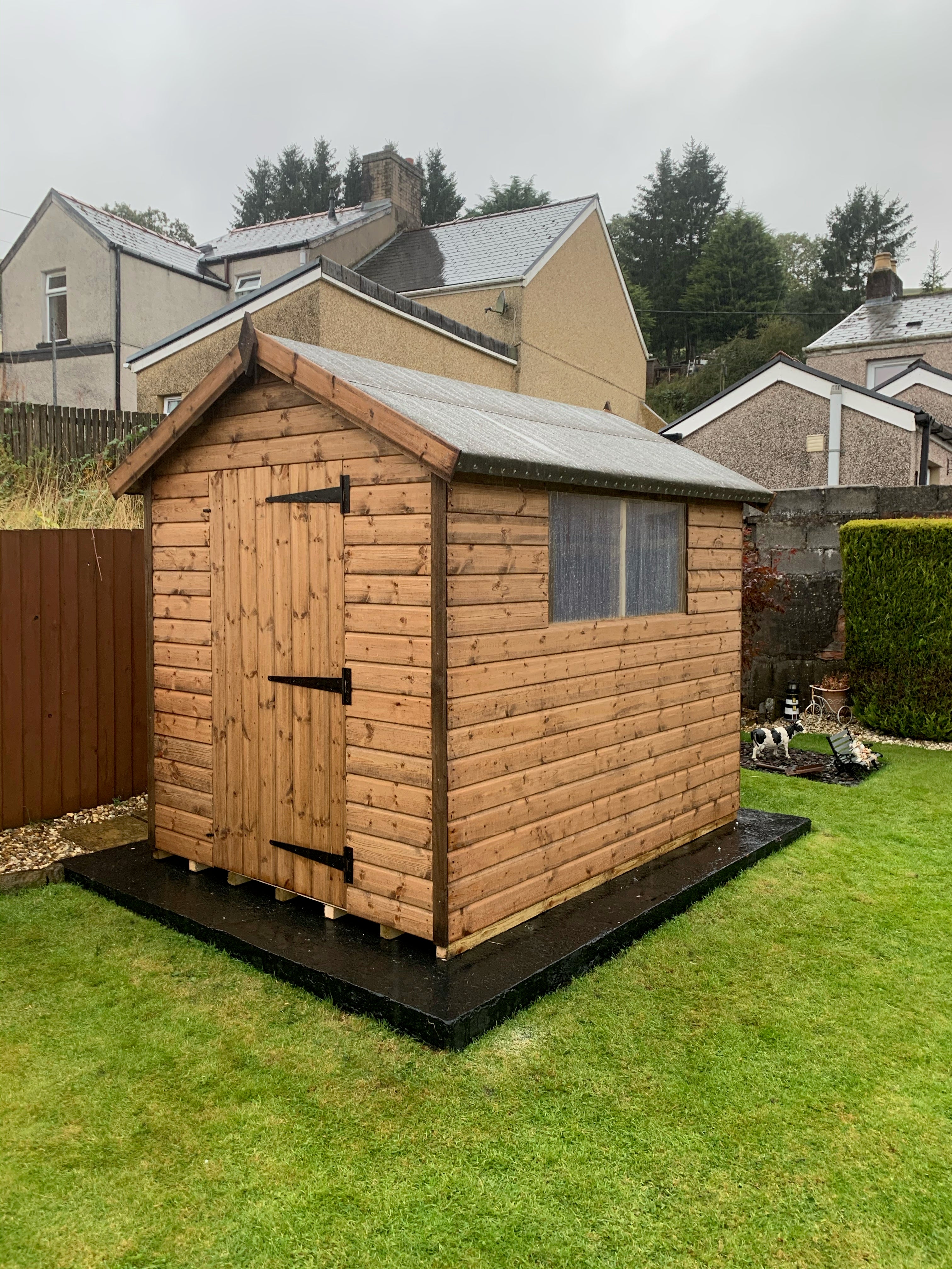 10' x 6' Wooden Shed - 12mm Shiplap - 38mm Frame