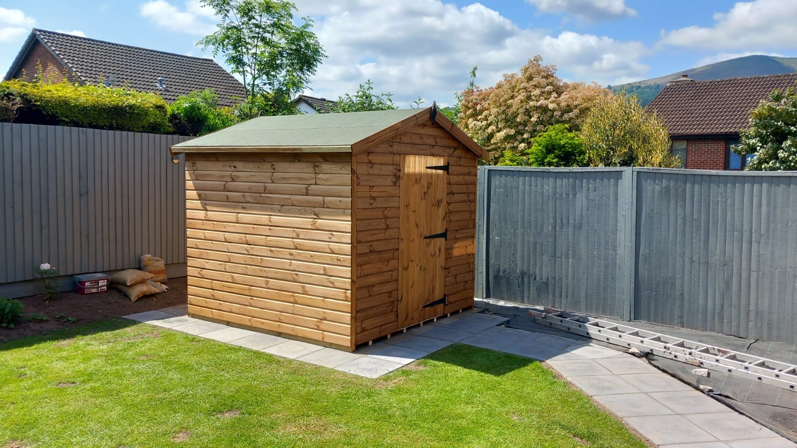 8 X 8 Wooden Shed 12mm Shiplap 50mm Frame Philip Jones Timber 8 x 8 wooden shed 12mm shiplap 50mm frame philip jones timber