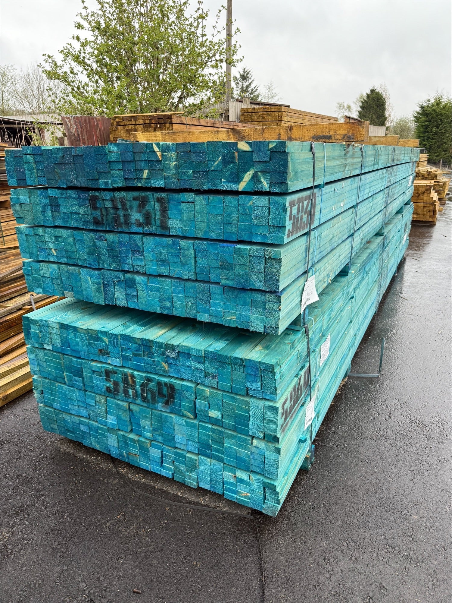 BLUE 25x50x4800 Batten BS5534 ( 2" x 1" )