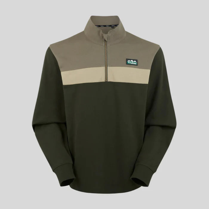 Backslider Rugby Top Olive & Navy