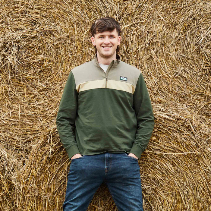 Backslider Rugby Top Olive & Navy