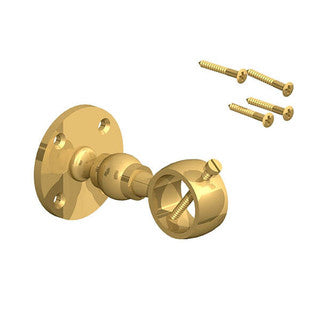 Handrail Bracket for 24mm & 28mm Rope Chrome or Brass (Pack of 2)