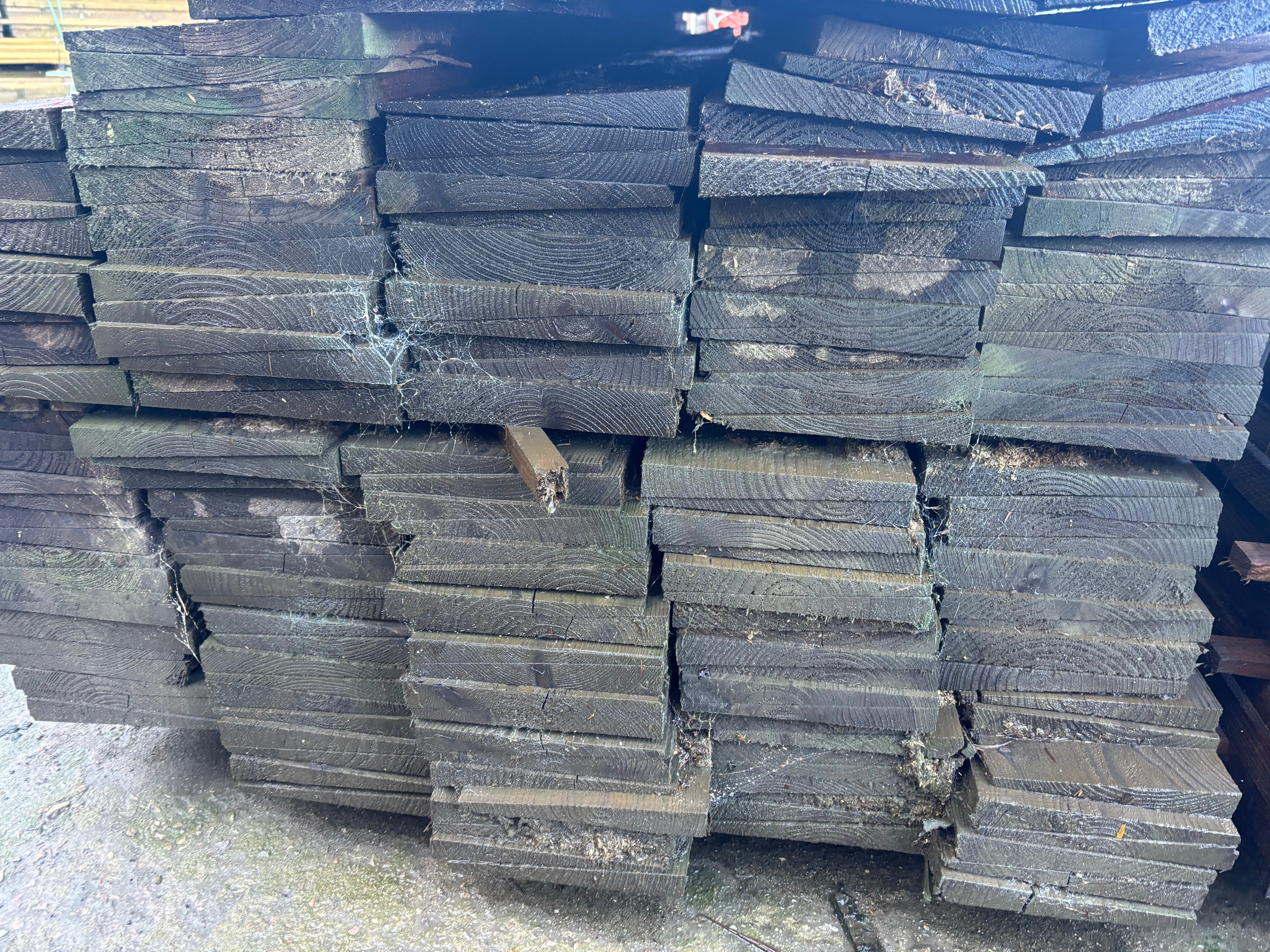 Timber Feather Edge Board 200mm wide, ex 38mm thick, 3600mm long