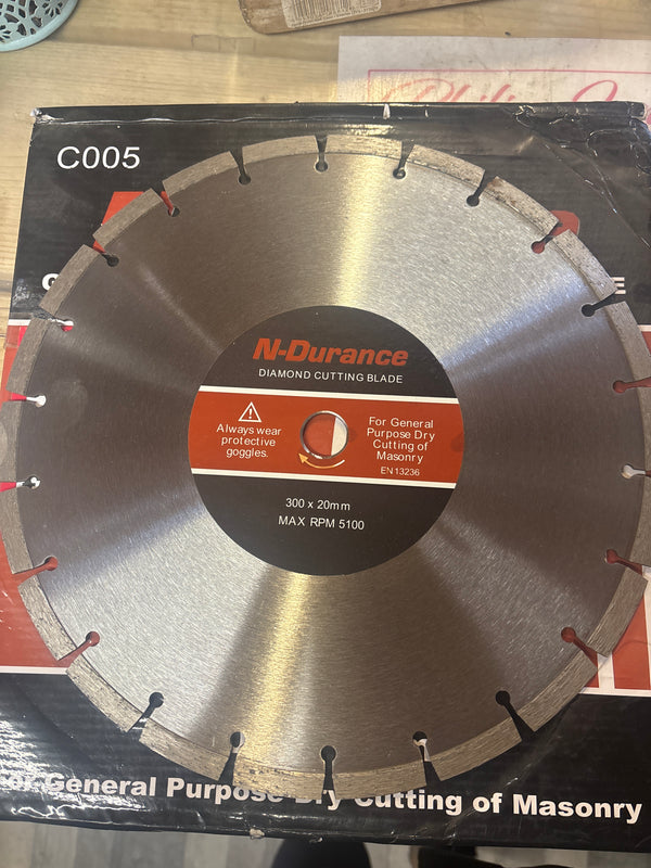 N-Durance General Purpose Diamond Blade 300mm x 20mm
