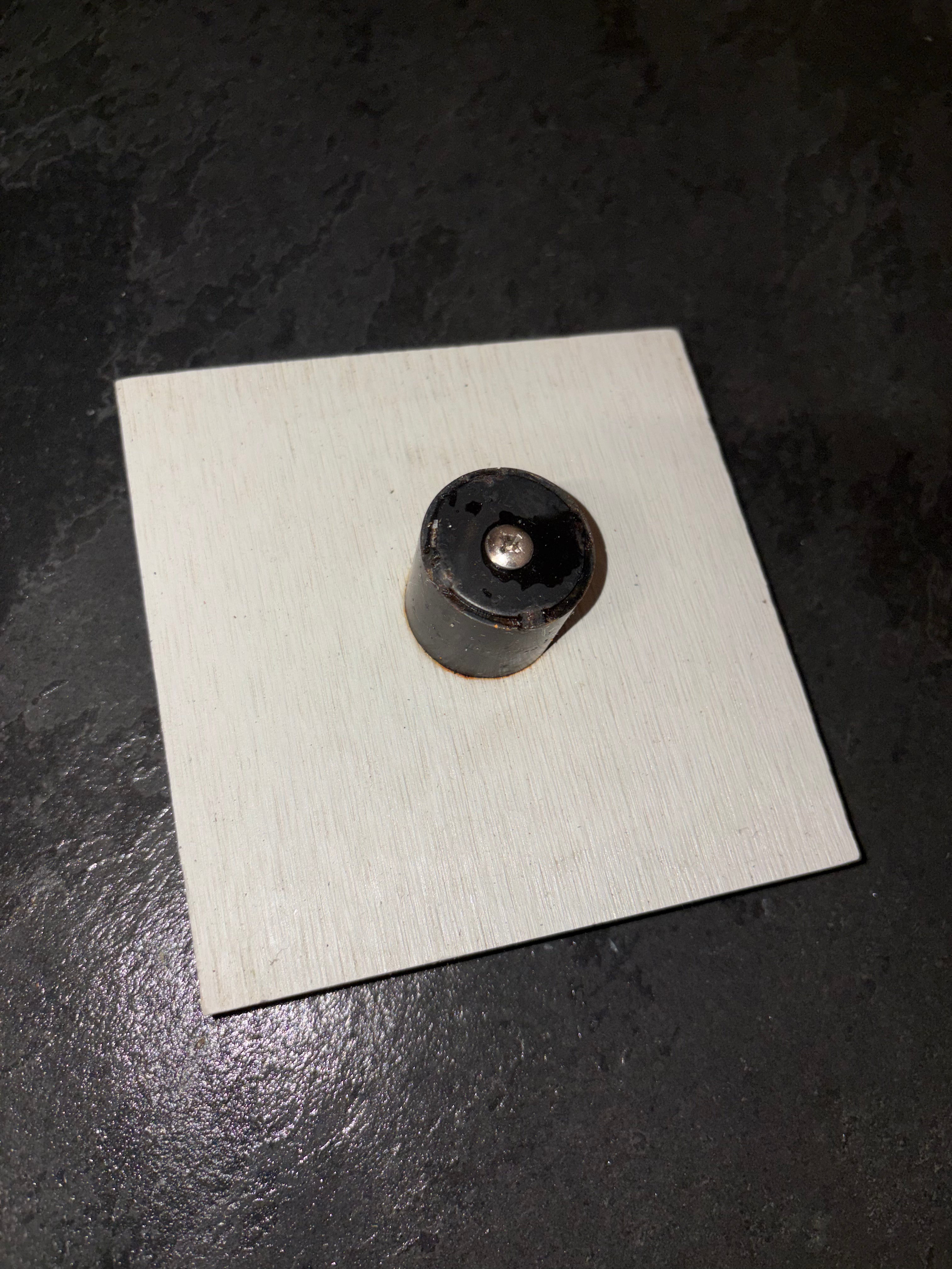 Ash White Composite Post Cap