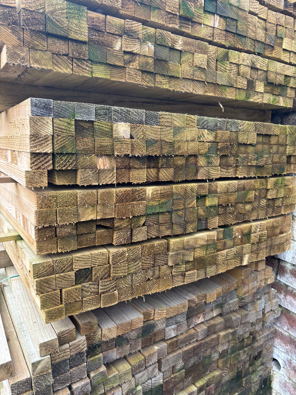 Sawn Treated Timber 38 x 50mm (1.5" x 2")