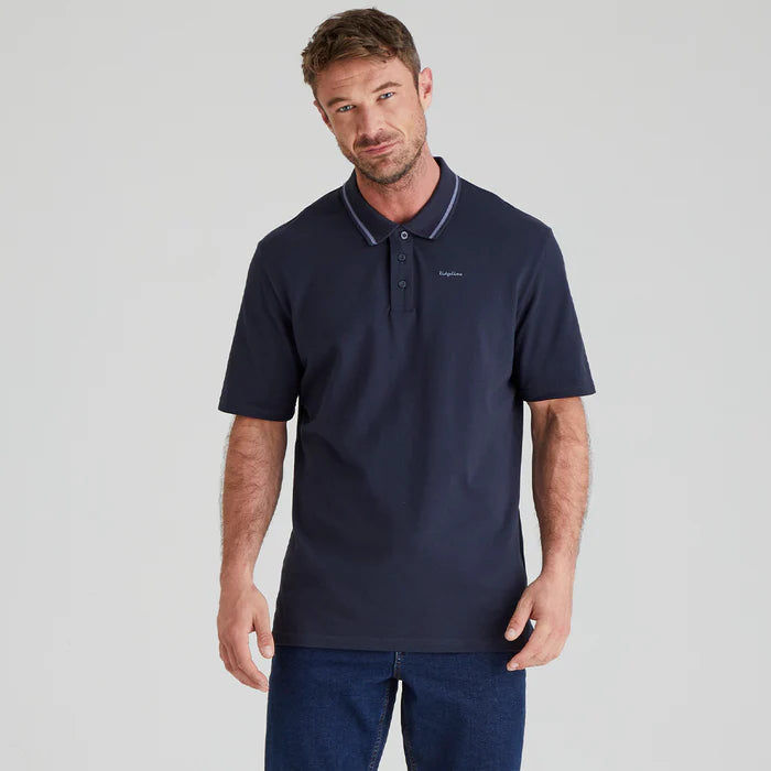 Men's Kilworth Polo Shirt  NAVY & DEEP FOREST