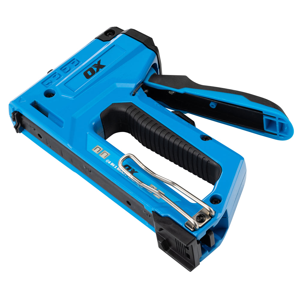 OX Pro 4 In 1 Heavy Duty Staple Gun