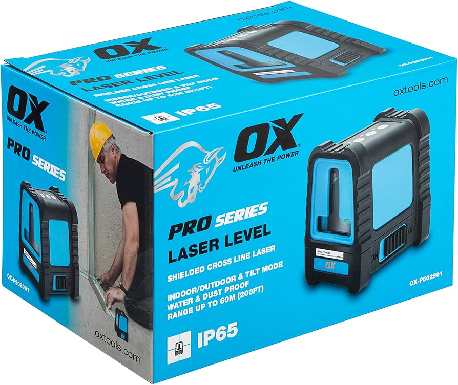 OX Pro Green Cross Line IP65 Laser Level