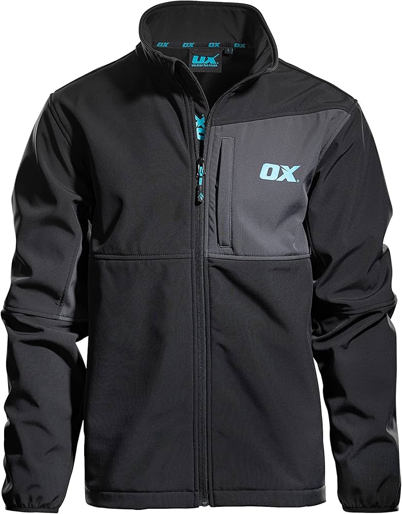 OX Softshell Jacket (Black/Grey)