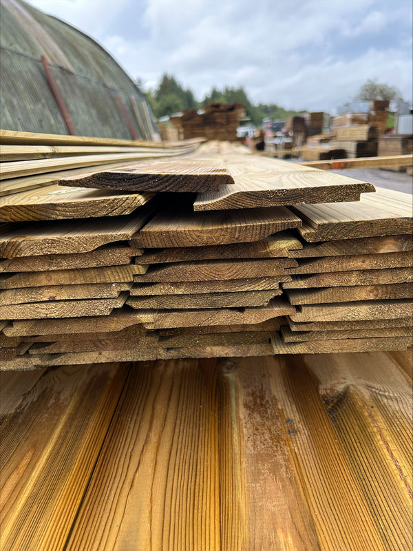 16x125 Shiplap Treated (12mm Finish) 5.1m long