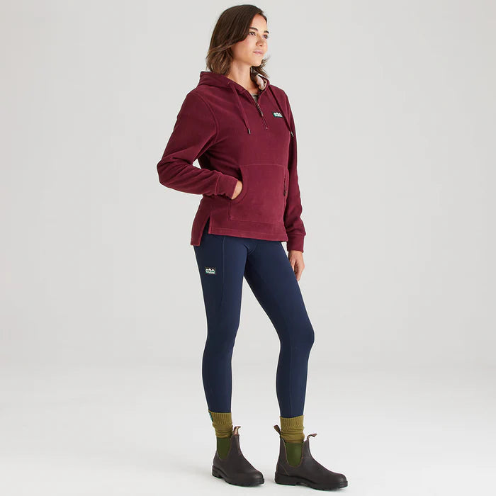 Women's Ballistic Fleece Hoodie Winter Berry