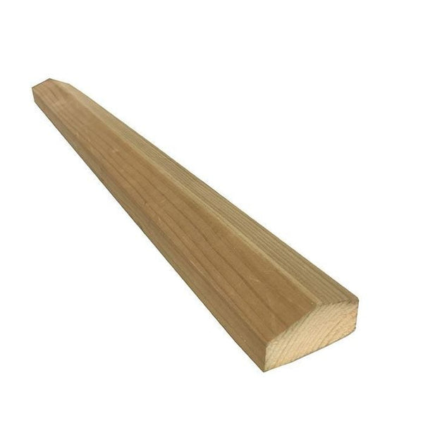 63mm x 38mm x 1800mm Capping Rail Treated