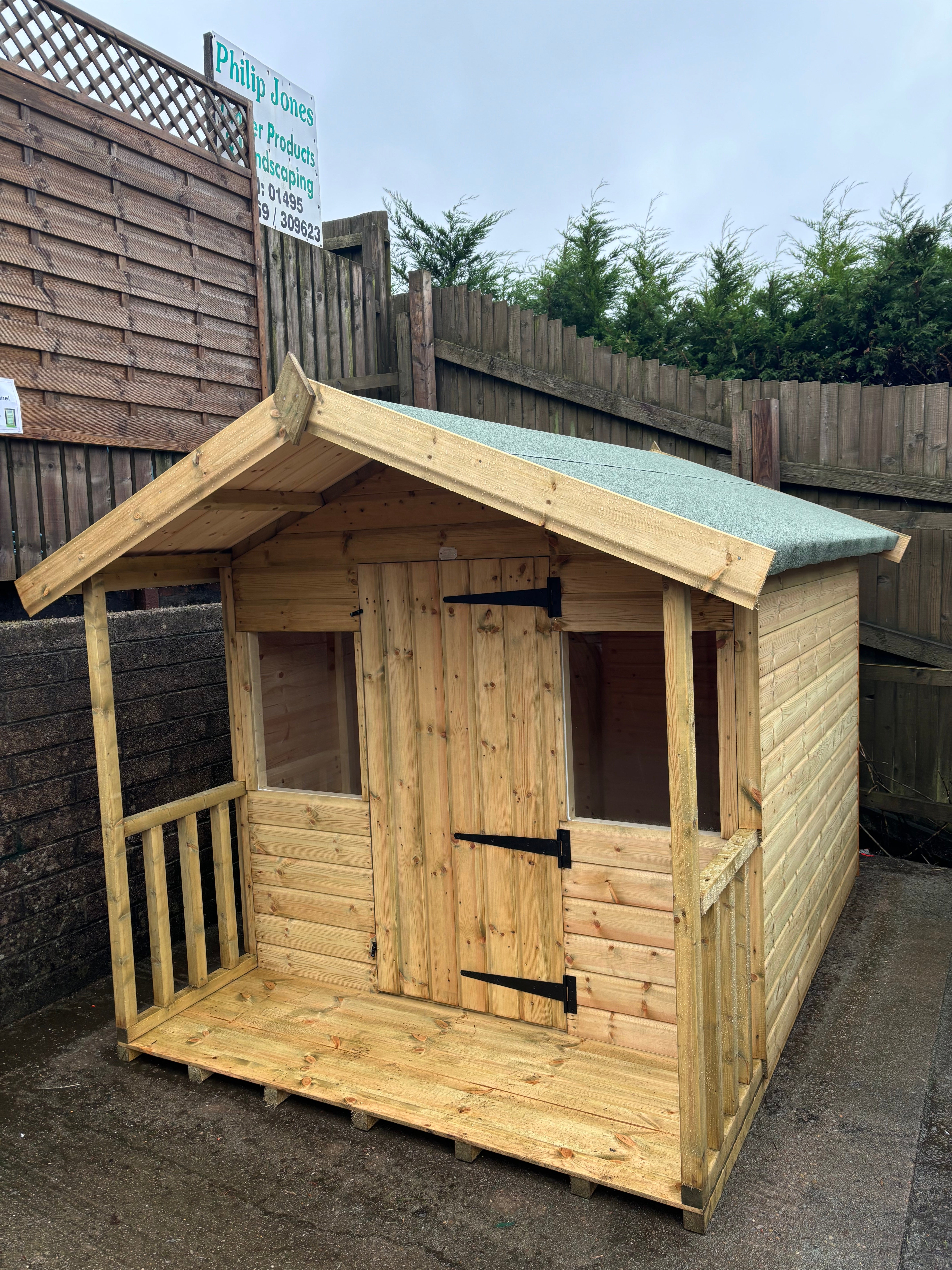 10' x 6' Wooden Wendy Play House - 12mm Shiplap