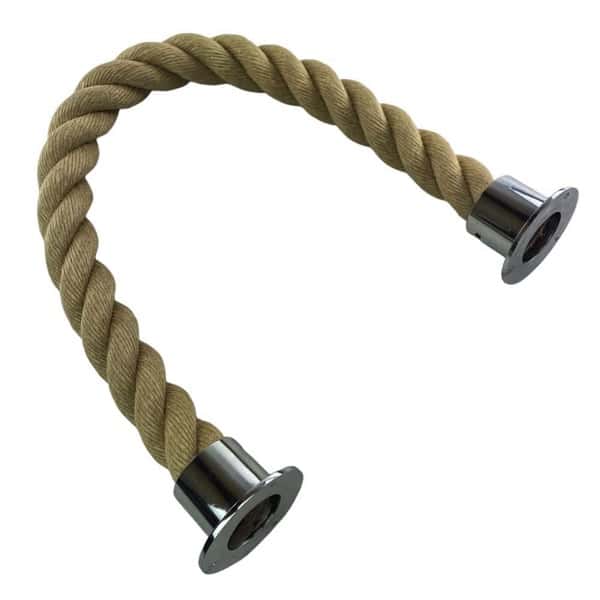 Tapered Rope End Rope End for Decking Rope 24mm Chrome/Brass Pack of 2 – Philip Jones ...
