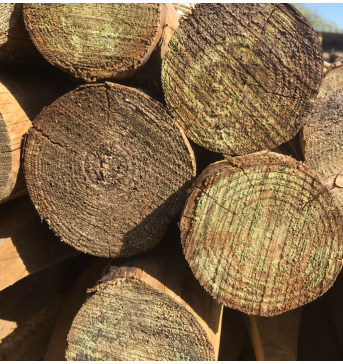 7-8" 2400 Gate Post Tanalised Cundy