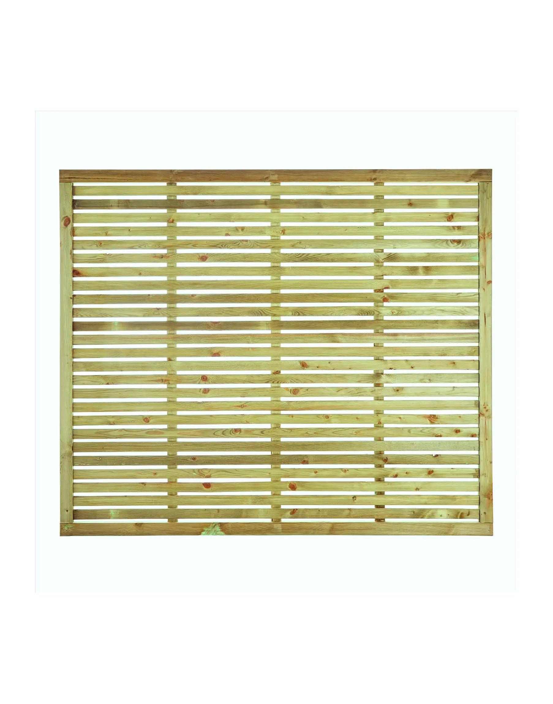 Fence Panel - Slatted Contemporary Privacy