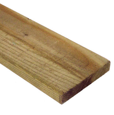 Sawn Treated Timber 150 x 22mm (6 x 1") Gravel Board