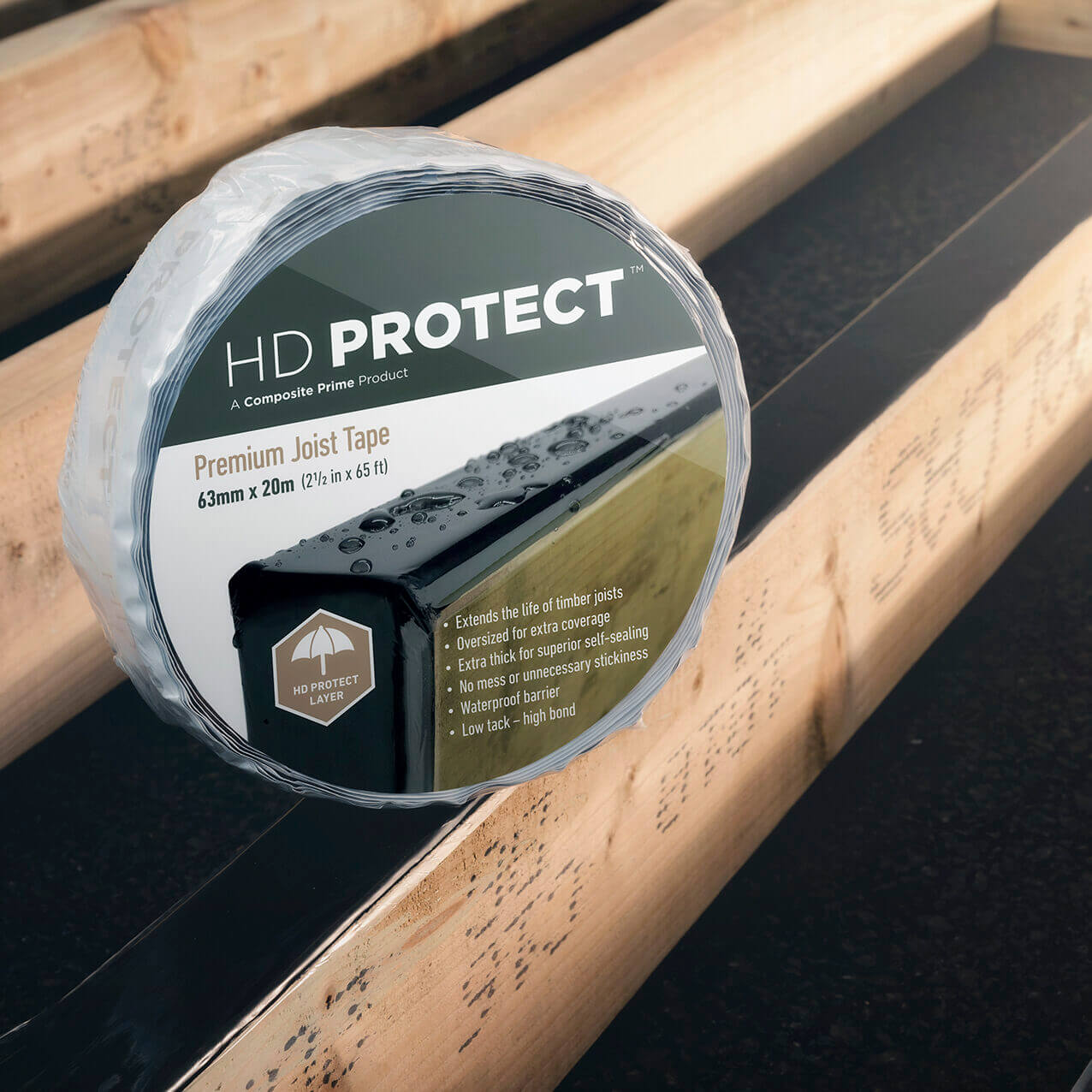 Composite Prime HD Protect Joist Tape 63x20mm