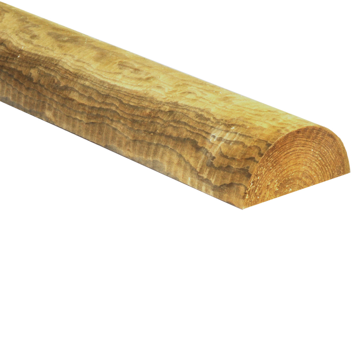 Timber Fence Half Round Rail - 3.6m