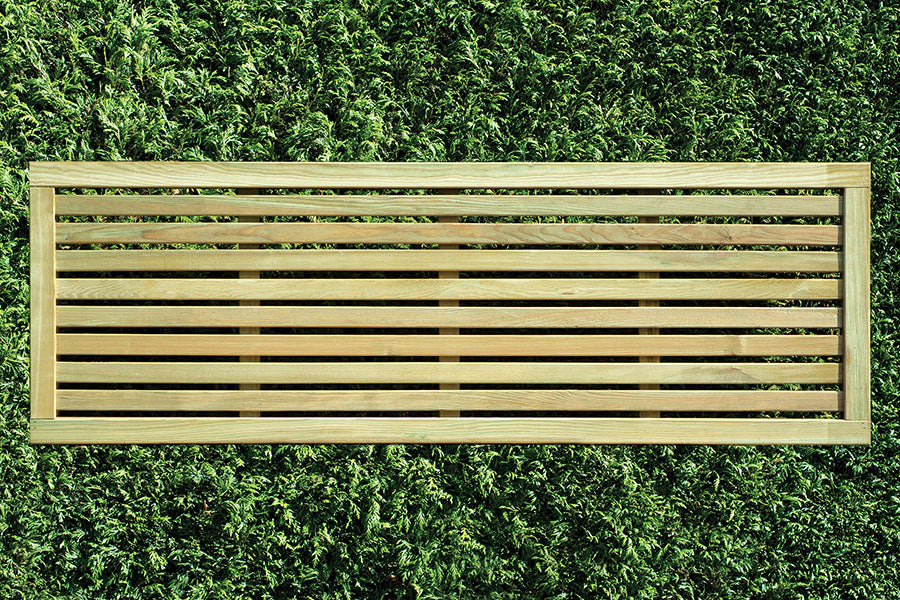 Fence Panel - Slatted Contemporary Privacy