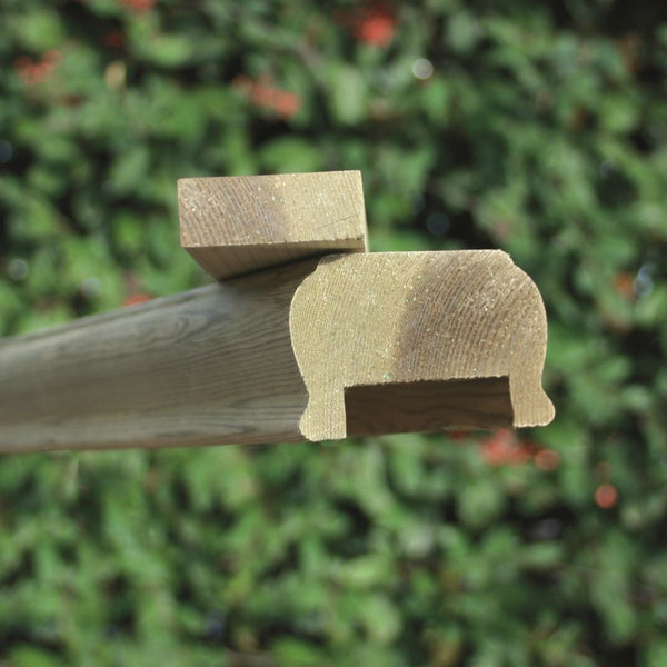 Decking Handrail (Reversible) 41mm Rebate - 4500mm