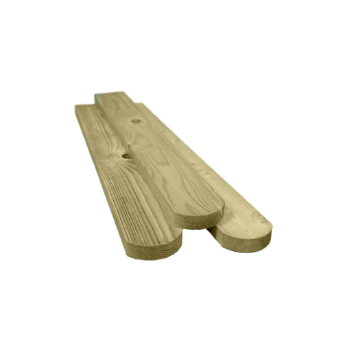 Timber Picket Slat - Round Top - 19mm x 70mm